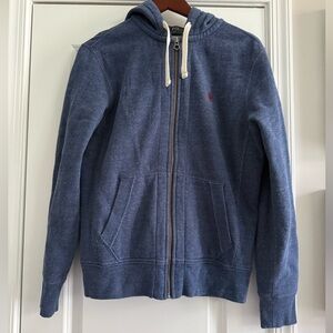Polo Ralph Lauren Blue Zip-Up Hoodie